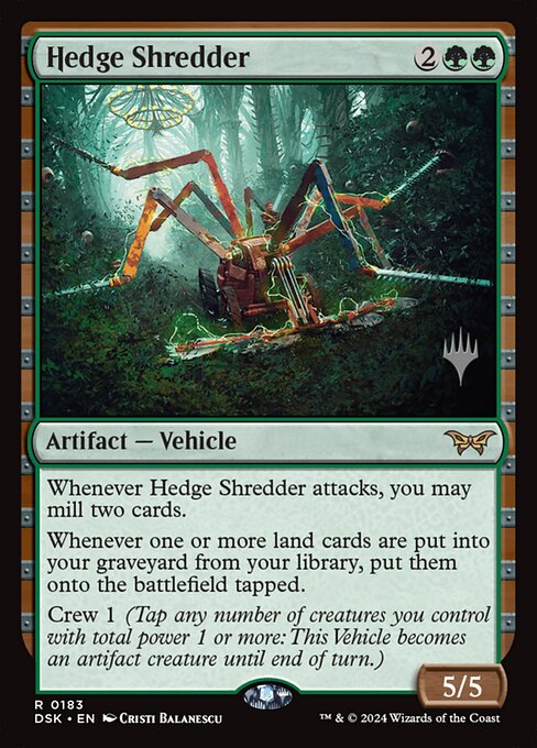 MTG Hedge Shredder PDSK 183p Promo Pack Nonfoil