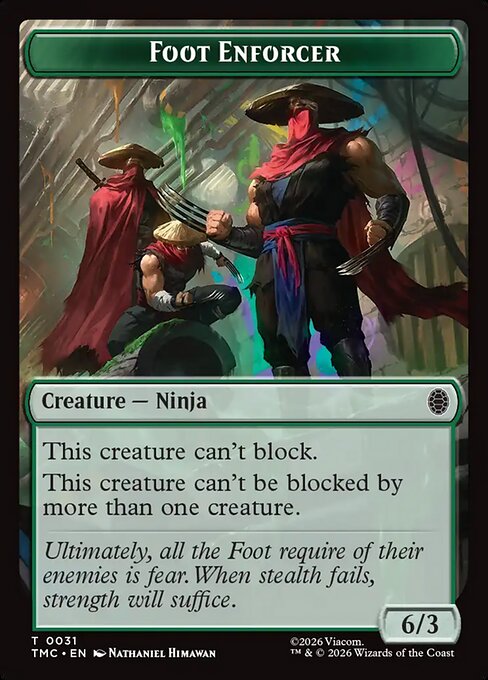 MTG Foot Enforcer Token TMC 031 Token Nonfoil