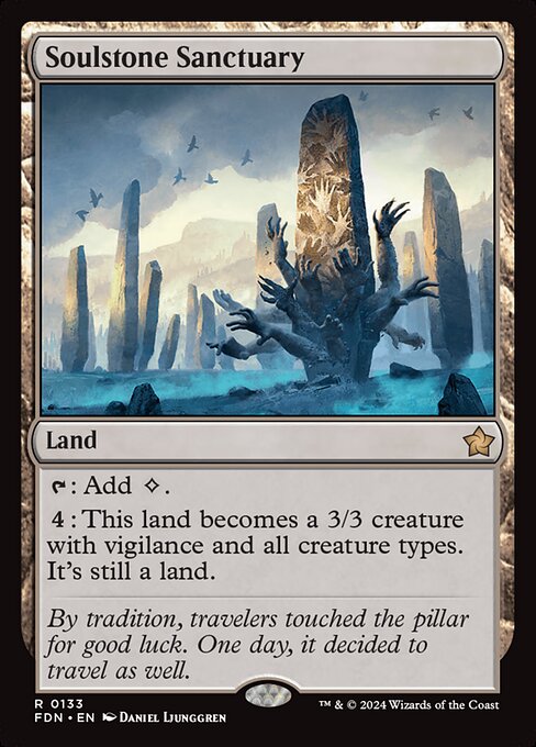 MTG Soulstone Sanctuary FDN 133 Regular Nonfoil