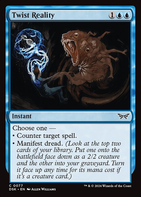 MTG Twist Reality DSK 077 Regular Nonfoil