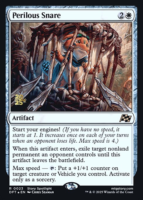 MTG Perilous Snare PDFT 023s Prerelease Foil