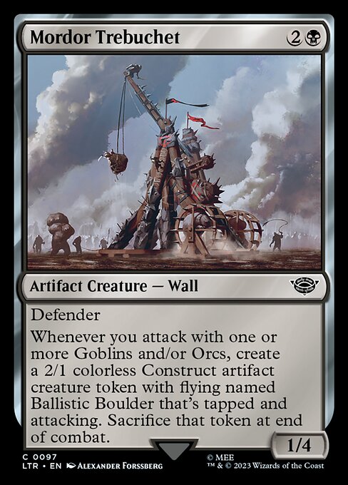 MTG Mordor Trebuchet LTR 097 Regular Foil