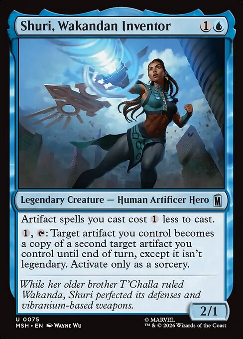 MTG Shuri, Wakandan Inventor MSH 075 Regular Foil