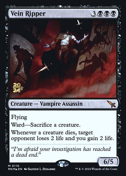 MTG Vein Ripper PMKM 110s Prerelease Foil