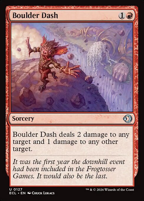 MTG Boulder Dash ECL 127 Regular Foil