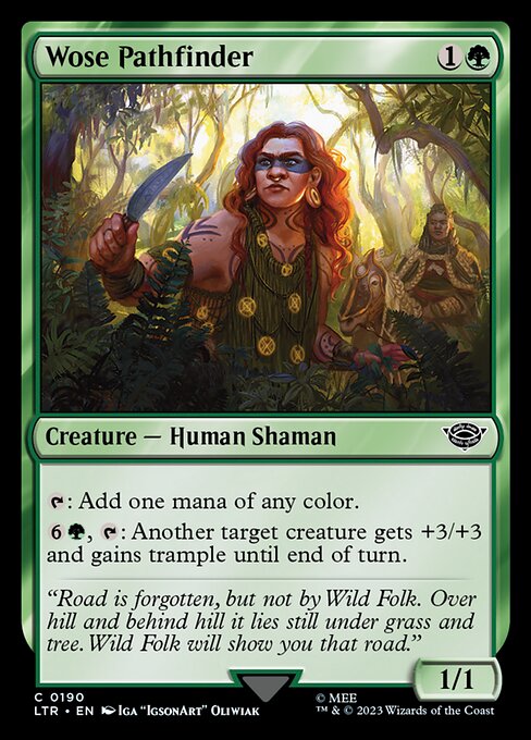 MTG Wose Pathfinder LTR 190 Regular Nonfoil