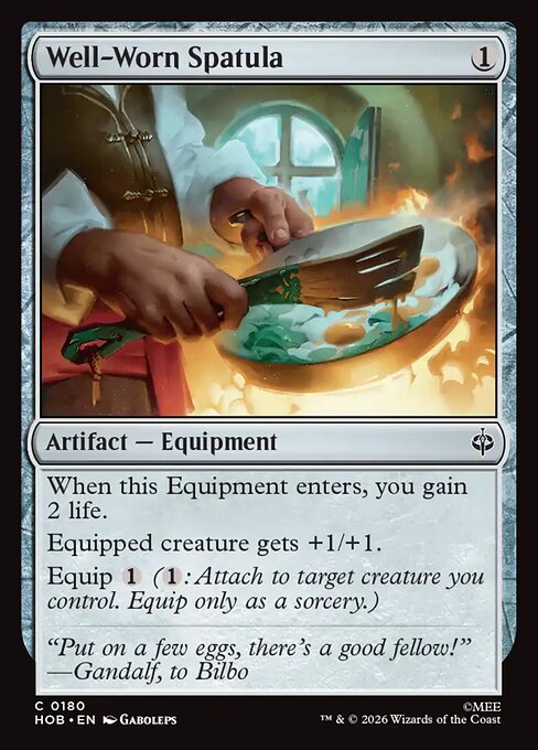 MTG Well-Worn Spatula HOB 180 Regular Foil