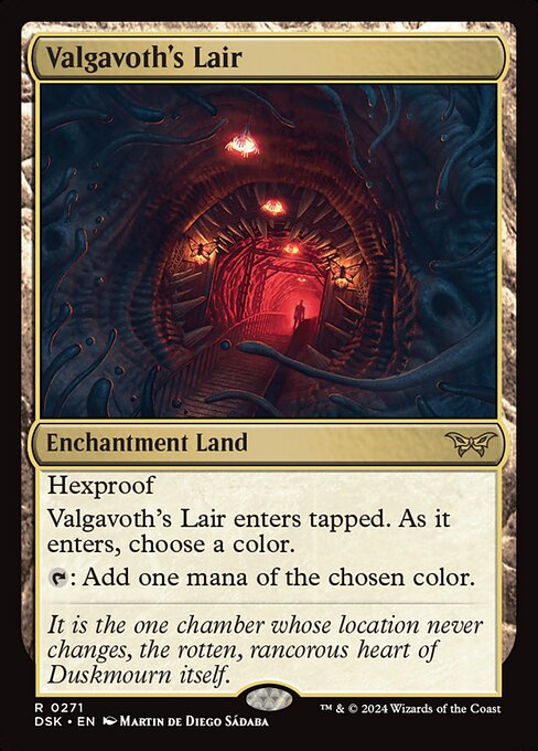 MTG Valgavoth's Lair DSK 271 Regular Foil