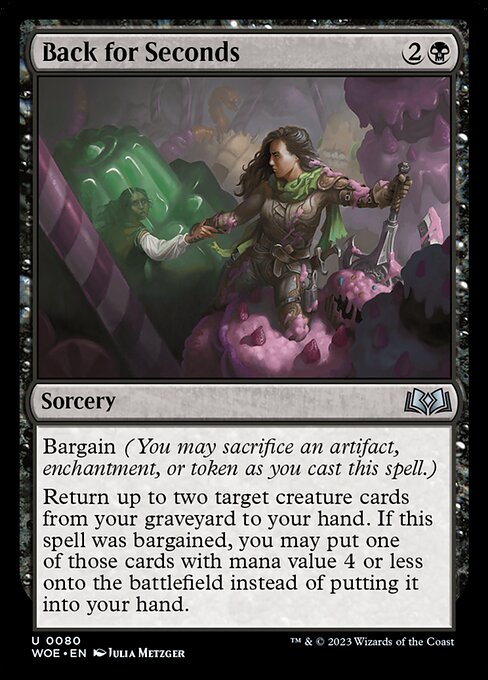 MTG Back for Seconds WOE 080 Regular Nonfoil