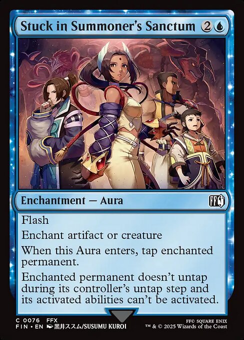 MTG Stuck in Summoner's Sanctum FIN 076 Regular Nonfoil