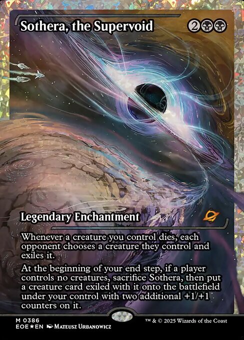 MTG Sothera, the Supervoid EOE 386 Japan Showcase Fracture Foil