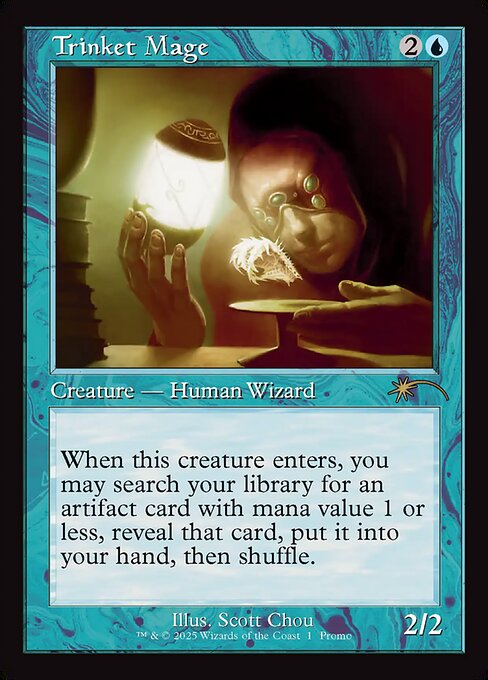 MTG Trinket Mage PW25 008 Retro Frame WPN Promo Foil