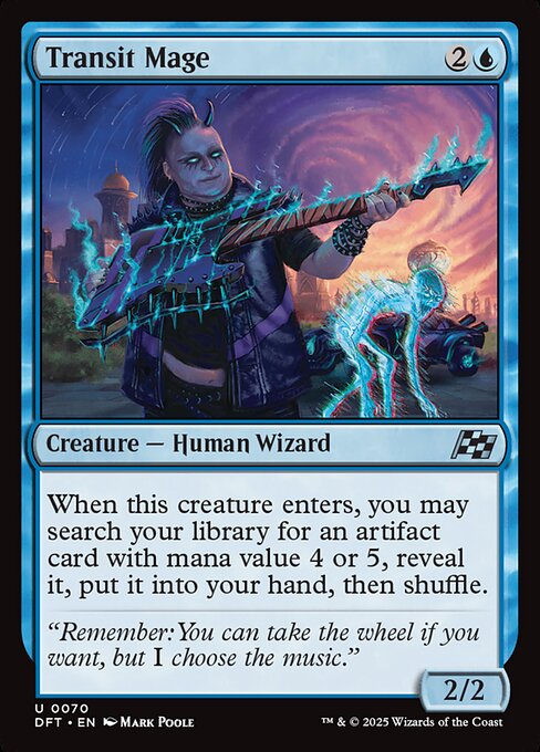MTG Transit Mage DFT 070 Regular Nonfoil