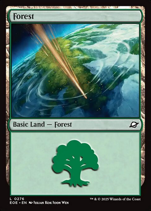 MTG Forest EOE 276 Basic Land Nonfoil