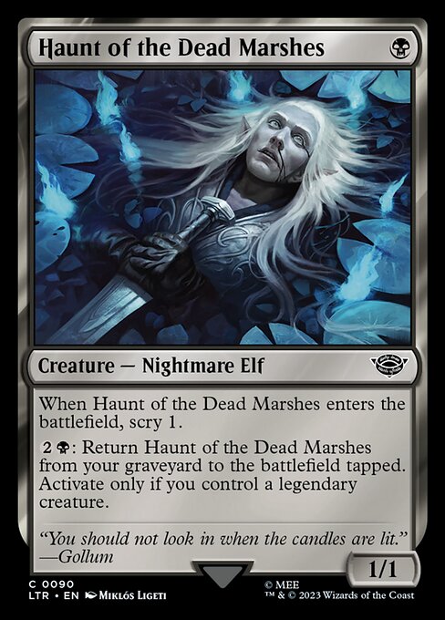 MTG Haunt of the Dead Marshes LTR 090 Regular Nonfoil