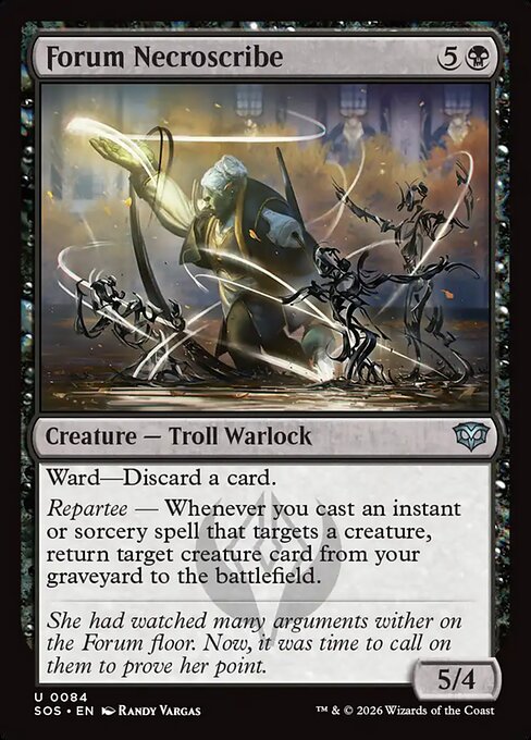 MTG Forum Necroscribe SOS 084 Regular Nonfoil
