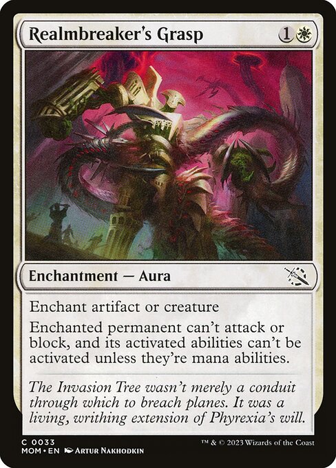 MTG Realmbreaker's Grasp MOM 033 Regular Foil