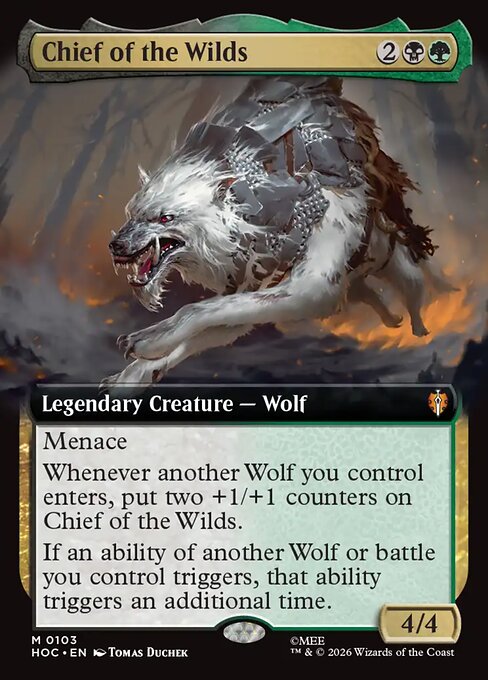 MTG Chief of the Wilds HOC 103 Regular Nonfoil