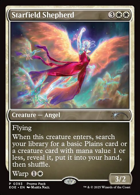 MTG Starfield Shepherd EOE 393 Promo Pack Nonfoil
