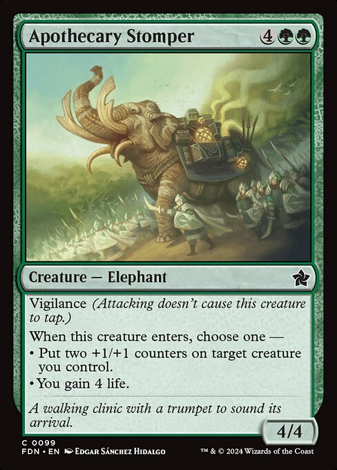 MTG Apothecary Stomper FDN 099 Regular Foil