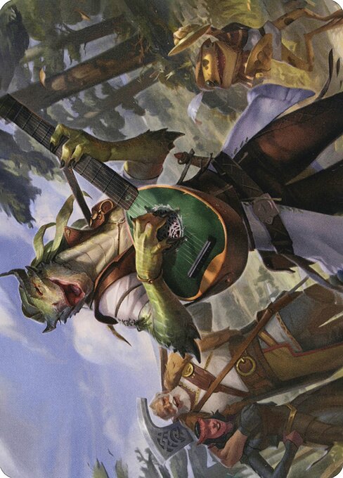 MTG Wandering Troubadour AAFR 064 Art Card