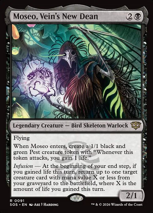 MTG Moseo, Vein's New Dean SOS 091 Regular Foil