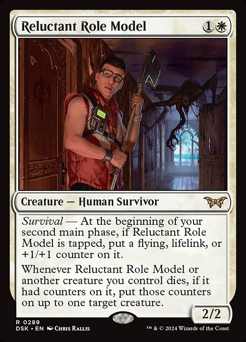 MTG Reluctant Role Model DSK 289 Lurking Evil Foil