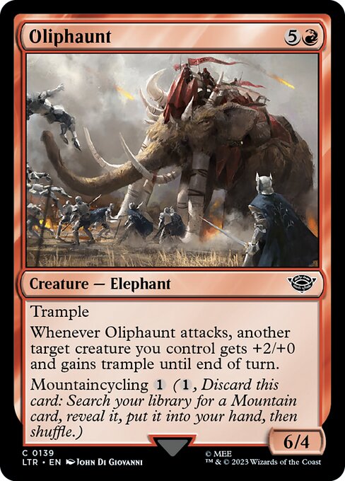 MTG Oliphaunt LTR 139 Regular Foil
