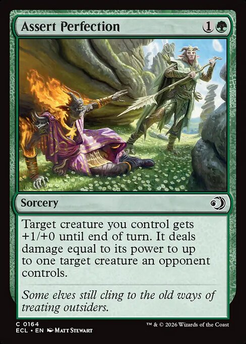 MTG Assert Perfection ECL 164 Regular Nonfoil