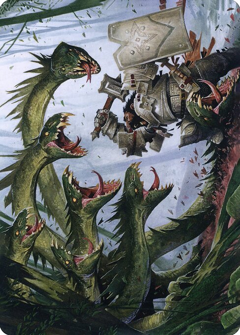 MTG Lair of the Hydra AAFR 067 Art Card