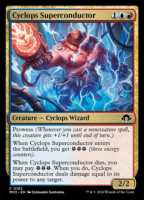 MTG Cyclops Superconductor MH3 182 Regular Foil