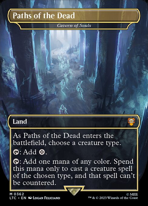 MTG Cavern of Souls LTC 362 Showcase Ring Nonfoil