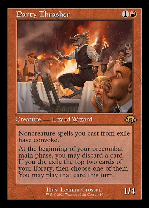 MTG Party Thrasher MH3 419 Retro Frame Foil