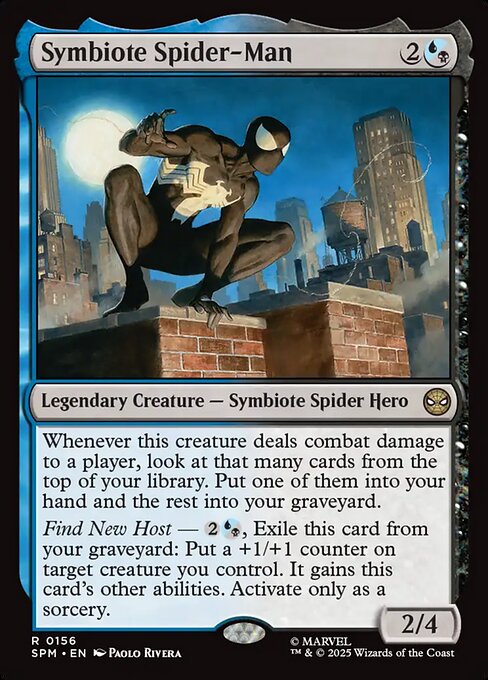 MTG Symbiote Spider-Man SPM 156 Regular Foil