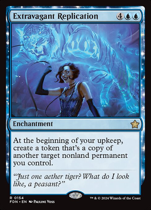 MTG Extravagant Replication FDN 154 Regular Foil