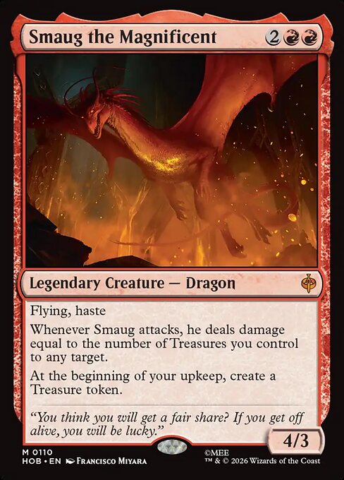 MTG Smaug the Magnificent HOB 110 Regular Nonfoil