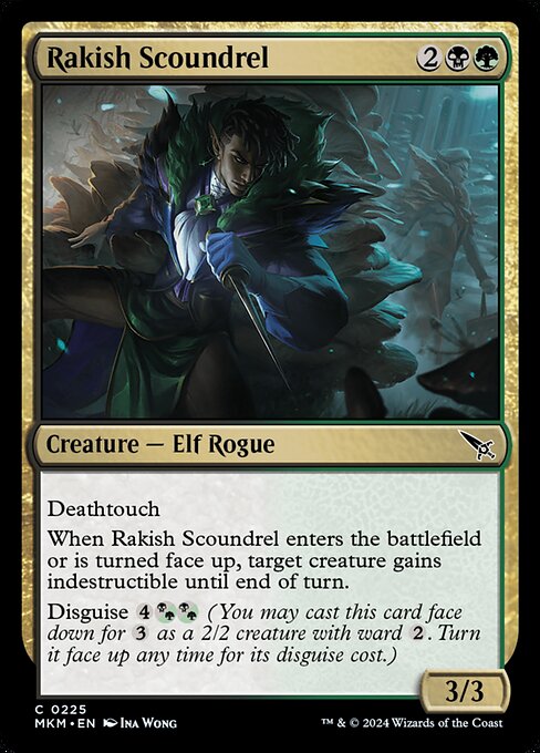 MTG Rakish Scoundrel MKM 225 Regular Nonfoil
