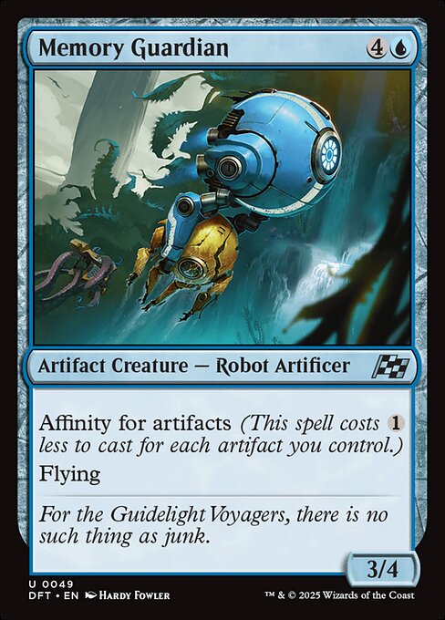MTG Memory Guardian DFT 049 Regular Foil