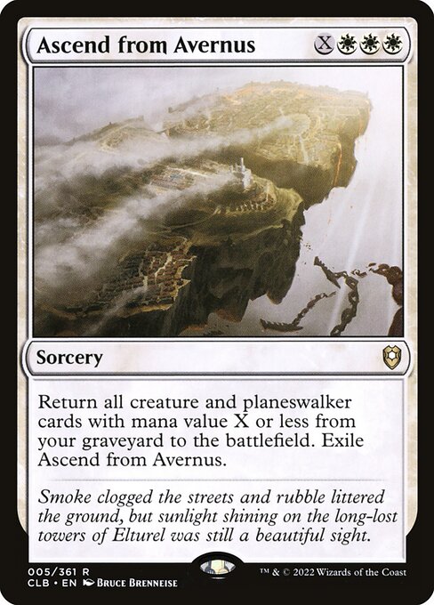 MTG Ascend from Avernus CLB 005 Regular Foil