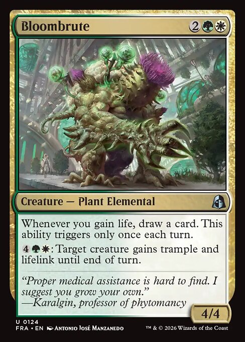 MTG Bloombrute FRA 124 Standard Foil front