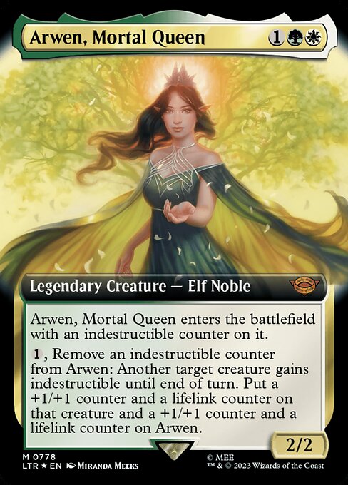 MTG Arwen, Mortal Queen LTR 778 Extended Art Surge Foil