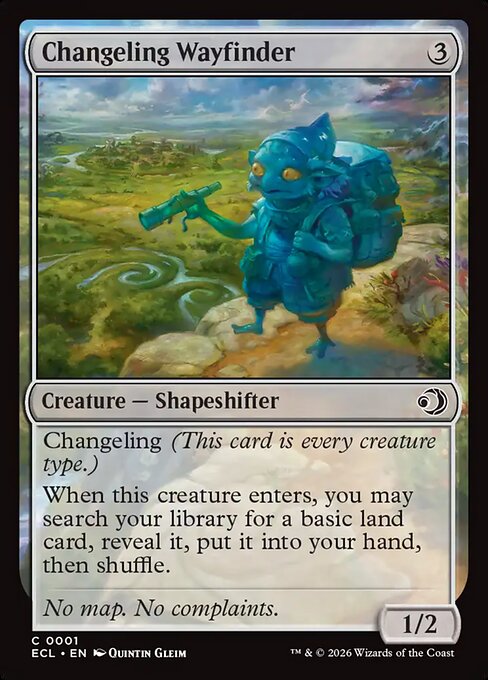 MTG Changeling Wayfinder ECL 001 Regular Nonfoil