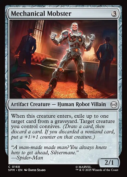 MTG Mechanical Mobster SPM 168 Regular Foil
