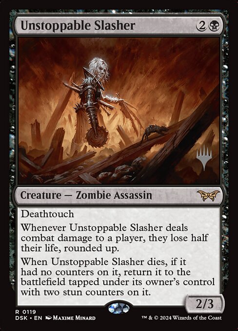 MTG Unstoppable Slasher PDSK 119p Promo Pack Foil