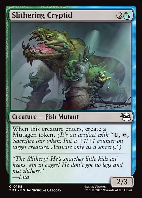 MTG Slithering Cryptid TMT 168 Regular Nonfoil