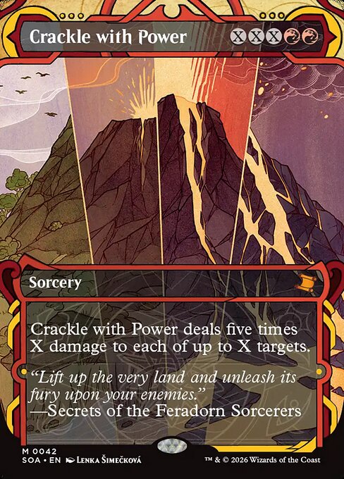 MTG Crackle with Power SOA 042 Mystical Archive Foil