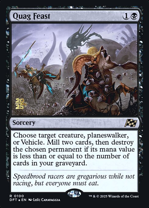 MTG Quag Feast PDFT 100s Prerelease Foil