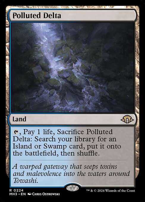 MTG Polluted Delta MH3 224 Regular Foil