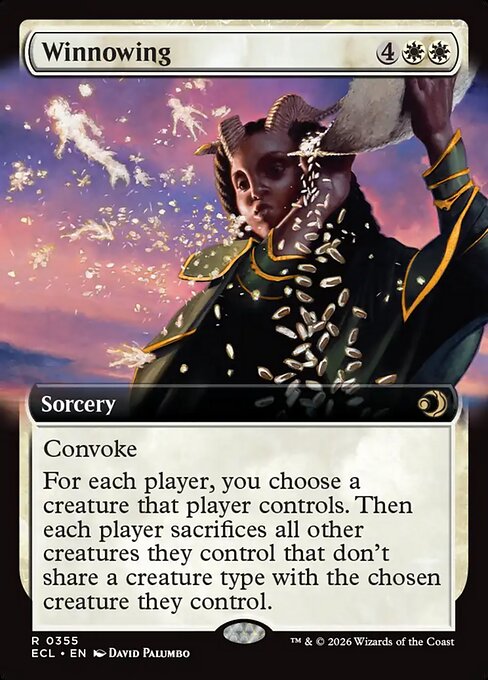 MTG Winnowing ECL 355 Extended Art Foil