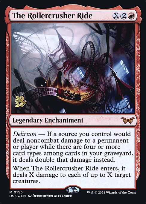 MTG The Rollercrusher Ride PDSK 155s Prerelease Foil